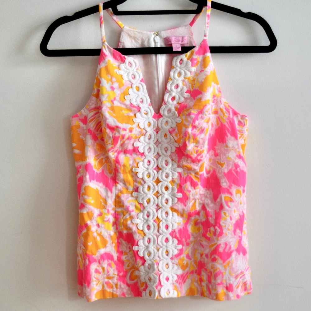 Lilly Pulitzer Zippered Tank